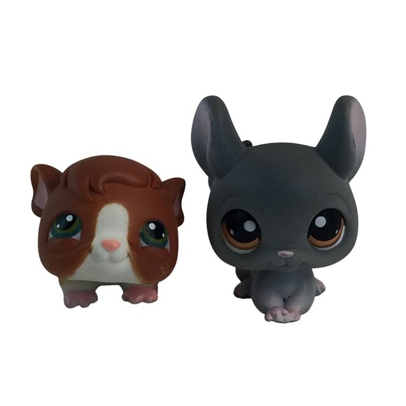 Littlest Pet Shop LPS 4 Guinea Pig 144 Chinchilla 2698 Russel Ferguson Hedgehog - Picture 7 of 11